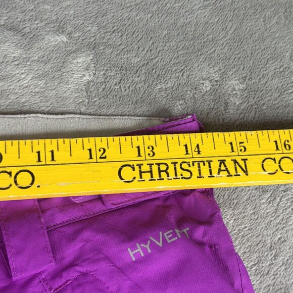 The North Face Snow Pants Girls Medium 10/12 Purple HyVent EZ Grow Ski - Picture 14 of 16
